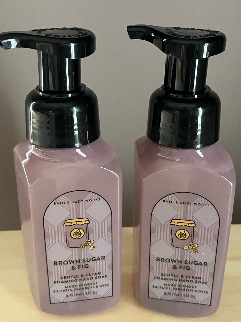 Two New Bath & Body Works Brown Sugar & Fig Foaming Hand Soaps